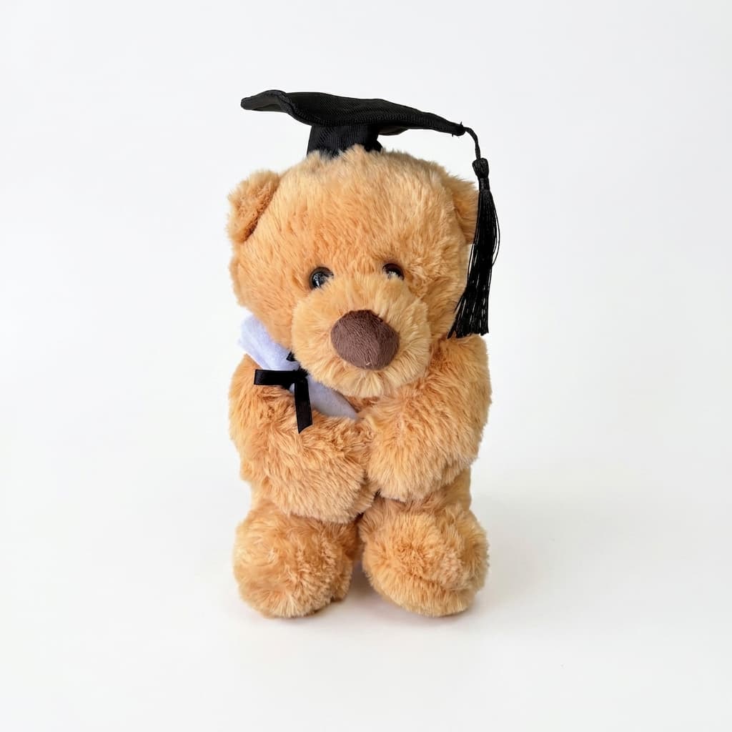 Graduation Bear with hat graduation teddy bear with hat and diploma certificate graduation gift