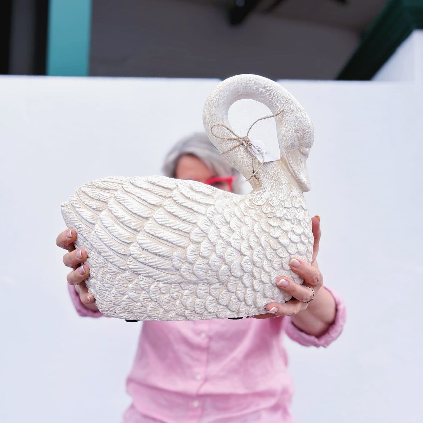 Sally Swan Planter — alternate view